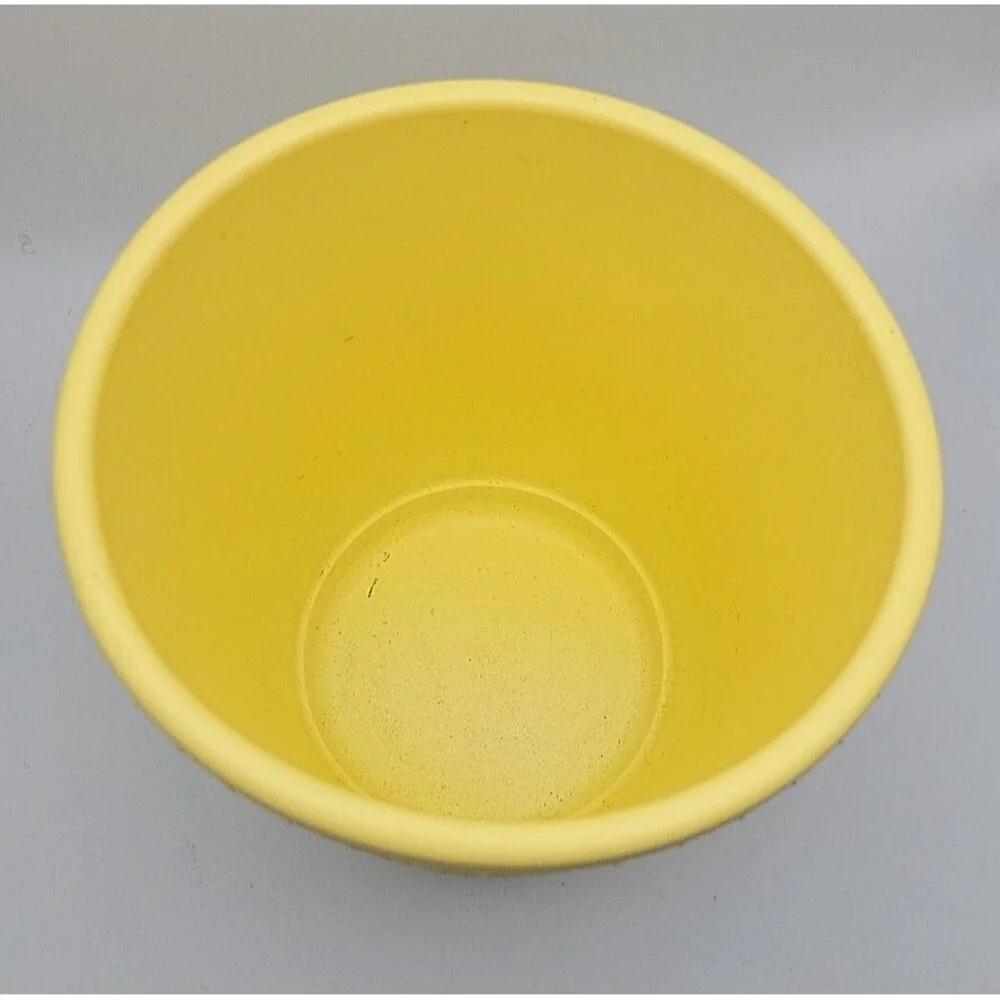 Yellow Honeycomb Bee Planter Flower Vase Easter Spring Bright Made In Germany